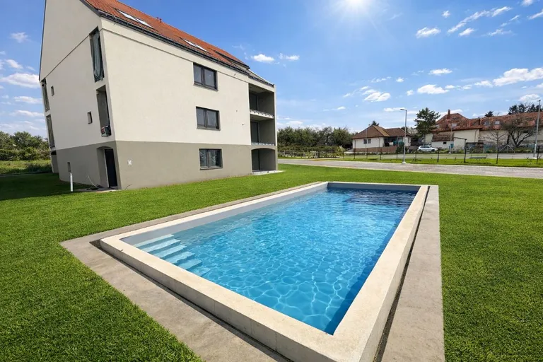 Újépítésű panorámás lakások Aszófőn, a Balatontól pár perc sétára!